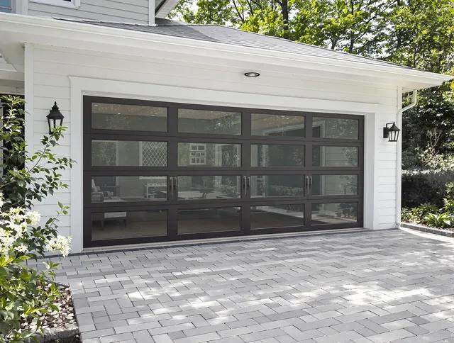 Central Falls Garage Door Repair design specialist presenting custom garage door options to Central Falls homeowner