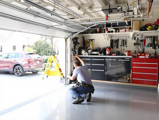 Local garage door repair service by Central Falls Garage Door Repair in Central Falls