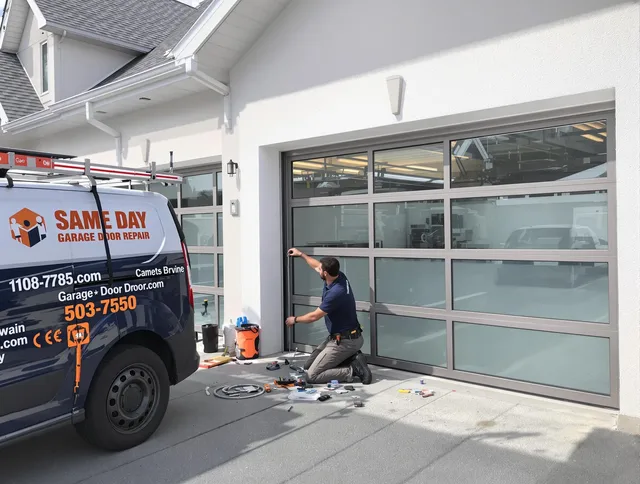 Same-day garage door repair service by Central Falls Garage Door Repair in Central Falls